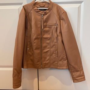 super trendy leather jacket